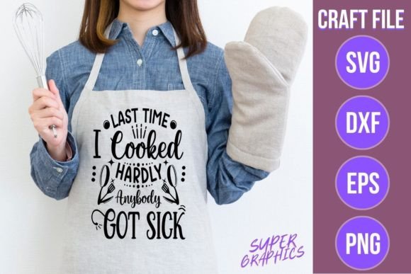 Funny Kitchen Quote SVG for Real Embroidery Projects