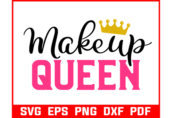 Makeup Queen Quote Embroidery Design Review