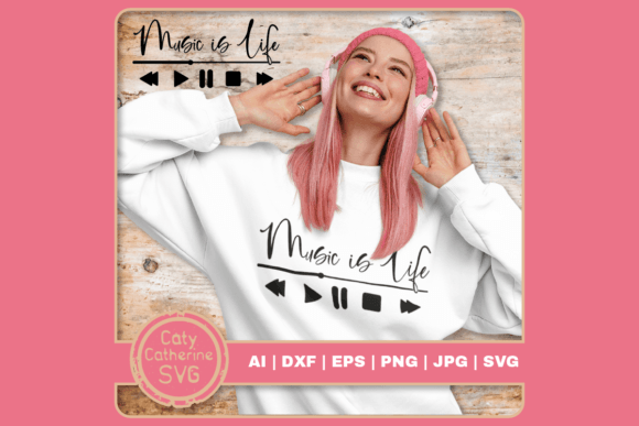 Music is Life Quote SVG Embroidery Review