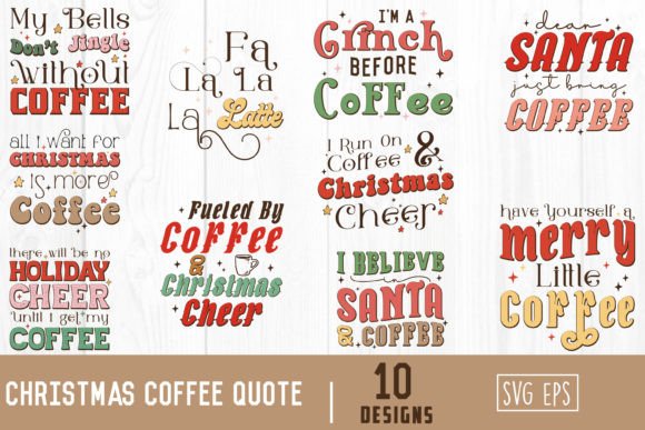 Retro Christmas Coffee Quote SVG Bundle Review: A Designer’s Perspective