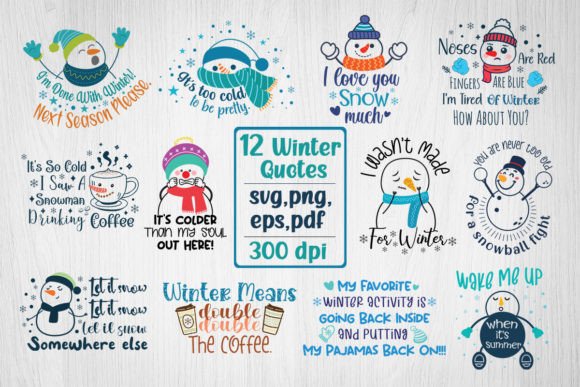 Winter Quote Svg Design Bundle Review for Real Projects